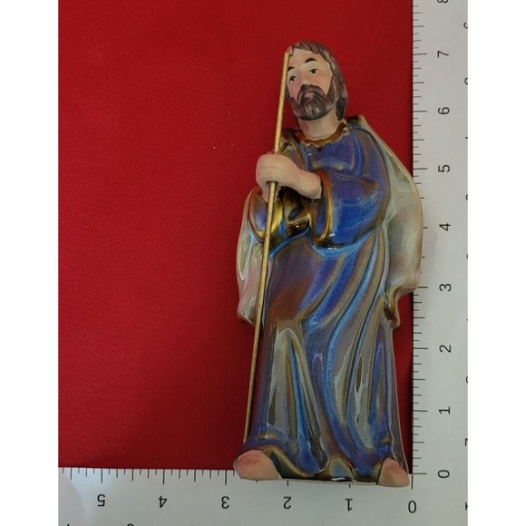 Ceramic Nativity Figurines 3 Piece Set - Picture 7 of 12